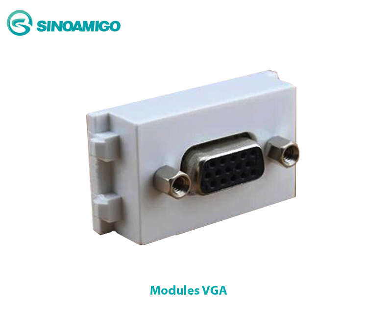 Ổ cắm  VGA  âm tường sino amigo P42A